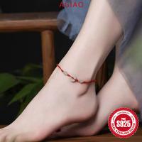 Gambar AGIAO Gelang Kaki Tali Merah Gesper Perdamaian Jade Hetian - Gelang Kaki, Dapat disesuaikan dari A.GIAO.ID Kab. Gresik 1 Tokopedia