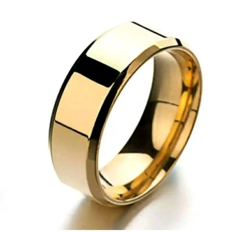 cincin titanium terlaris motif tercantik warna  Emas Putih Rings Elegan 4