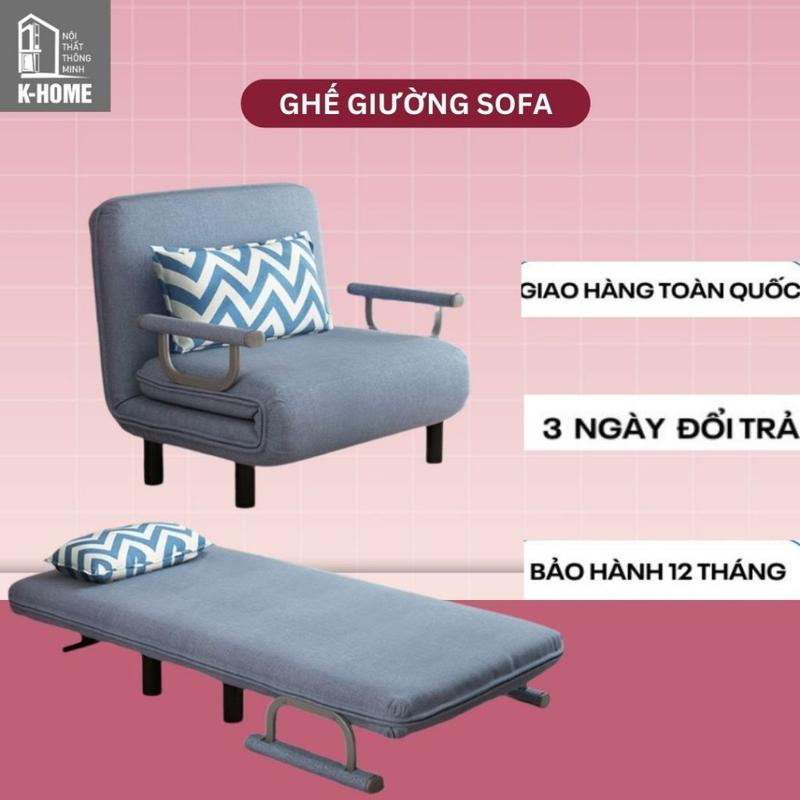   Tặng Gối  Ghế Sofa Gập Gọn Thông Minh Đa Năng Nhiều Kích Thước Lựa Chọn Foldable Sofa Bed Giường Ngủ Trực Tiếp Phòng Tiện Lợi & Thoải Mái 