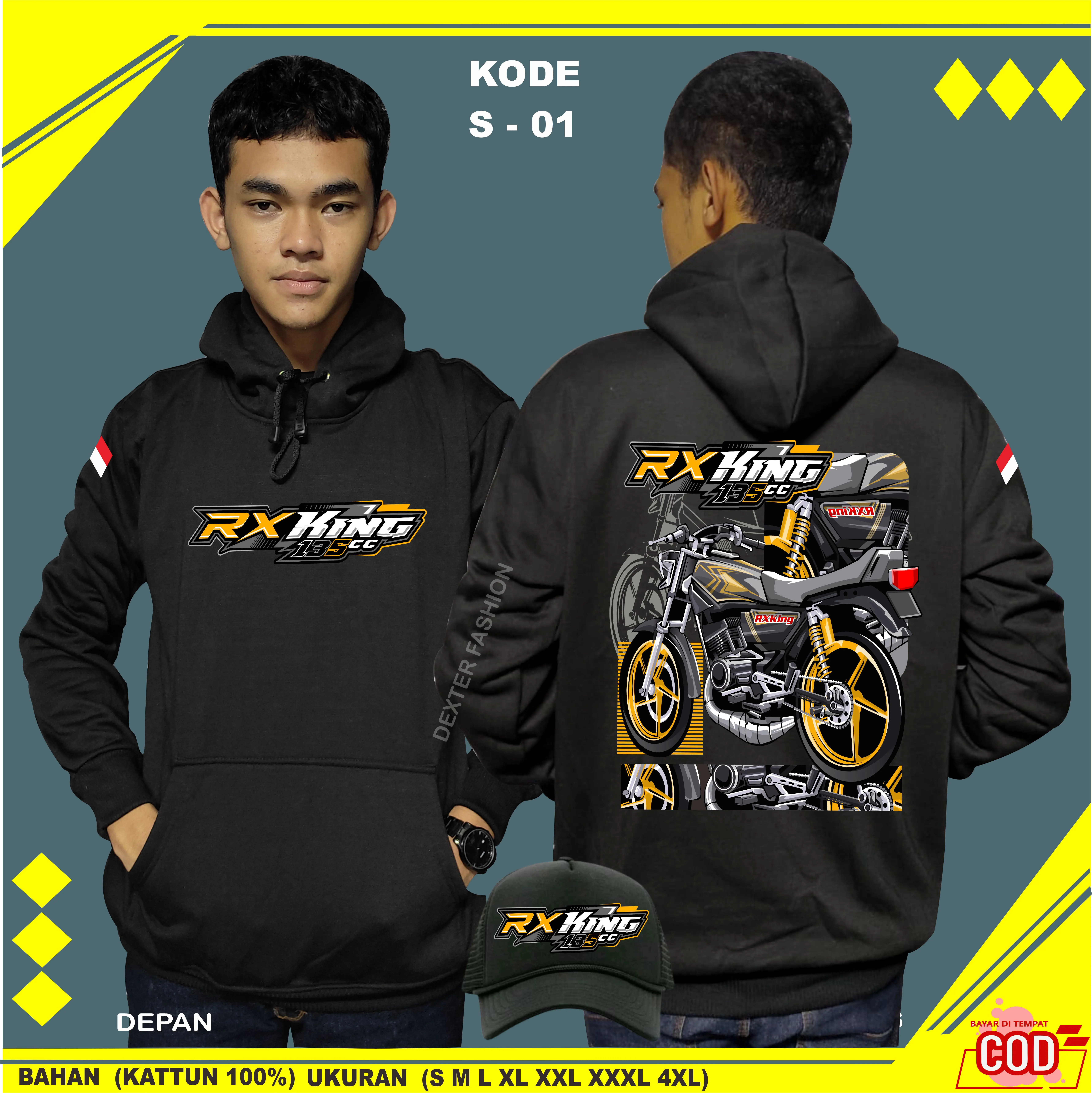 SWEATER RX KING DAN TOPI BAHAN BAGUS