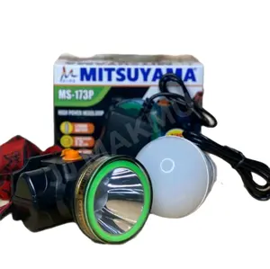 Senter Kepala Head Lamp Led Cahaya Putih Water Resistance Mitsuyama