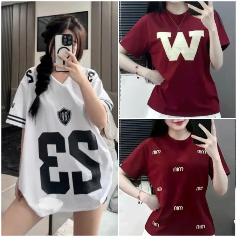 [ MẪU MỚI SỐ 23 ] Áo phông nam nữ unisex in số 23 phong cách thể thao năng động cá tính Menswear Cổ Tròn Top  Trắng Women 5