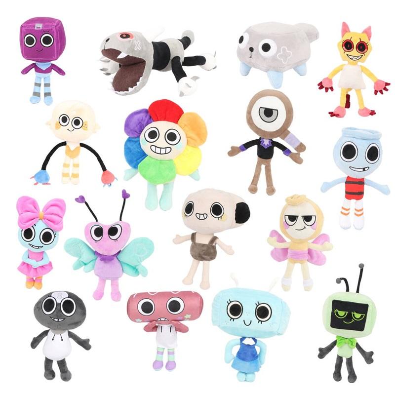 Đồ Chơi Nhồi Bông Thế Giới Dandys, Búp Bê Thế Giới Dandys, Gối Đồ Chơi Mềm Thú Nhồi Bông Hoa Goob Boxten, Thỏ Mèo, Nhồi Bông Peluches, Trò Chơi