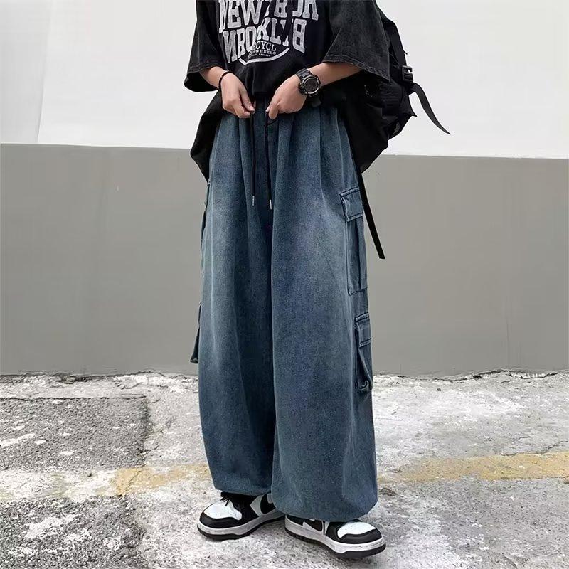 Seluar jeans jenama fesyen lelaki, seluar Haren, Slim Fit, kaki kecil, trend baharu, kasual, serba guna, musim bunga dan musim luruh 8