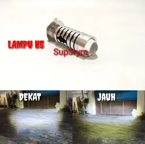 Lampu utama Led H5 laser jauh dekat putih kuning plus senja biru