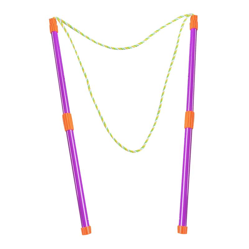 Product Introduction of Outdoor 1Set Double Pole Bubble Rope Color Giant Bubble Circle Garden Toy Big Bubble Stick Outdoor Fun for Kids Bubble Tool 26