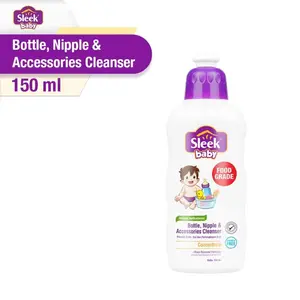 Sleek Bottle, Nipple and Accessories Cleanser 150ml - Cairan Pembersih Botol Bayi
