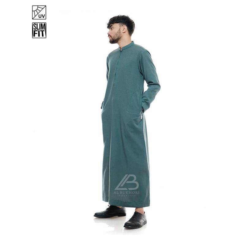 Al Bukhori - Anti UV Jubah Gamis Thobe Slimfit Pria Dewasa Premium Lengan Panjang - Jubah Abbas 8