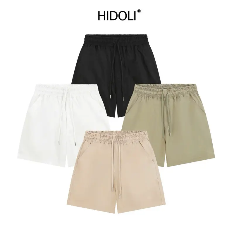 Quần short nam kaki cạp chun có dây rút thoáng mát - Thương hiệu uy tín