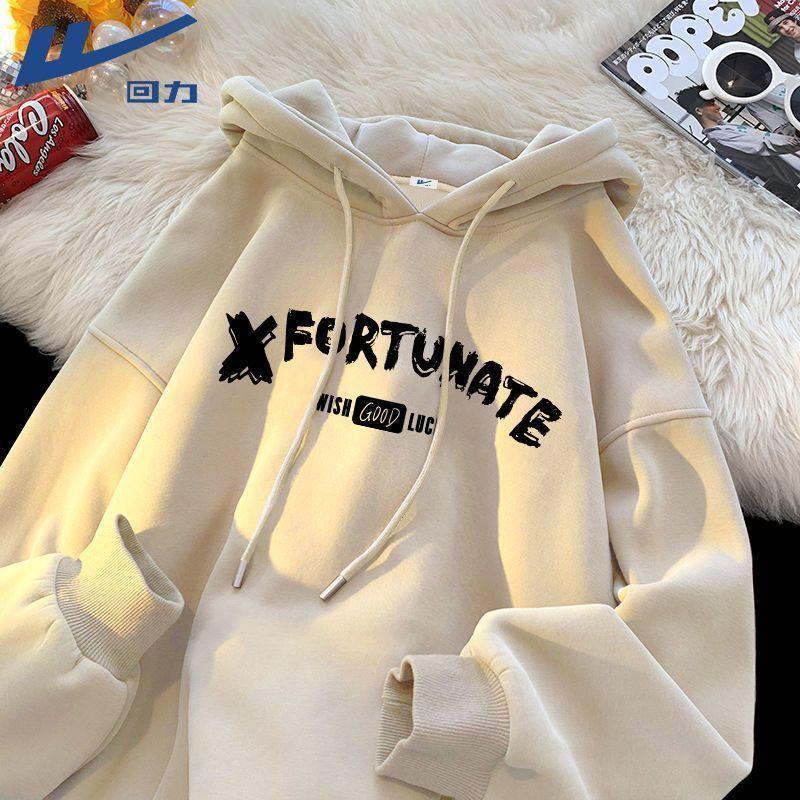 Product Introduction of Áo Hoodie Dáng Rộng Ngoại Cỡ, Phong Cách Cổ Điển, Dành Cho Nam Và Nữ Menswear Dài Tay 9