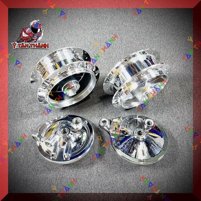 bộ đùm mạ crom wave 2 thắng đùm