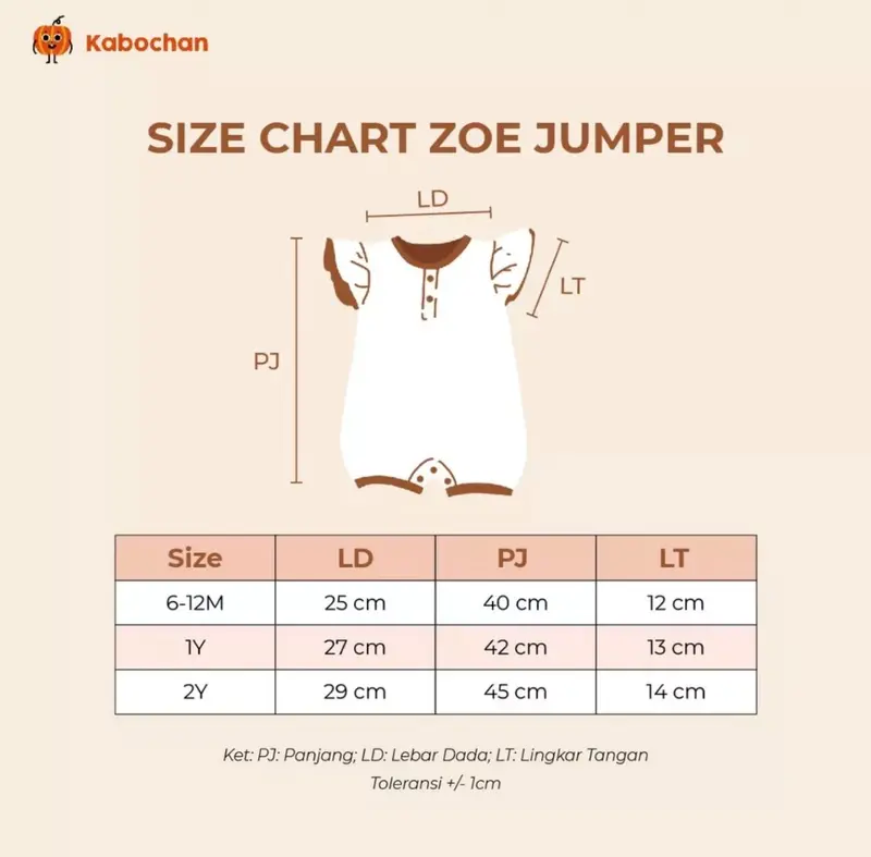 TERBARU!3pcs ZOE JUMPER RUFFLE BY KABOCHAN UP TO 2 YEAR 7