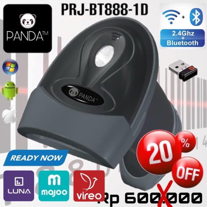 PANDA PRJ-BT888-1D WERELESS LASER BARCODE SCANNER (BLUETOOTH+2.4G) Mesin