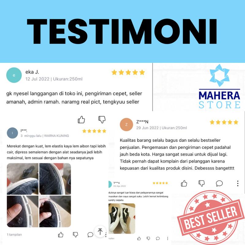 (PROMO) LEM SEPATU SANDAL SUPER REKAT 100ml LEM SUPER REKAT PREMIUM 100% ORIGINAL / Lem Sepatu Sandal Super Kuat Tahan Air 3
