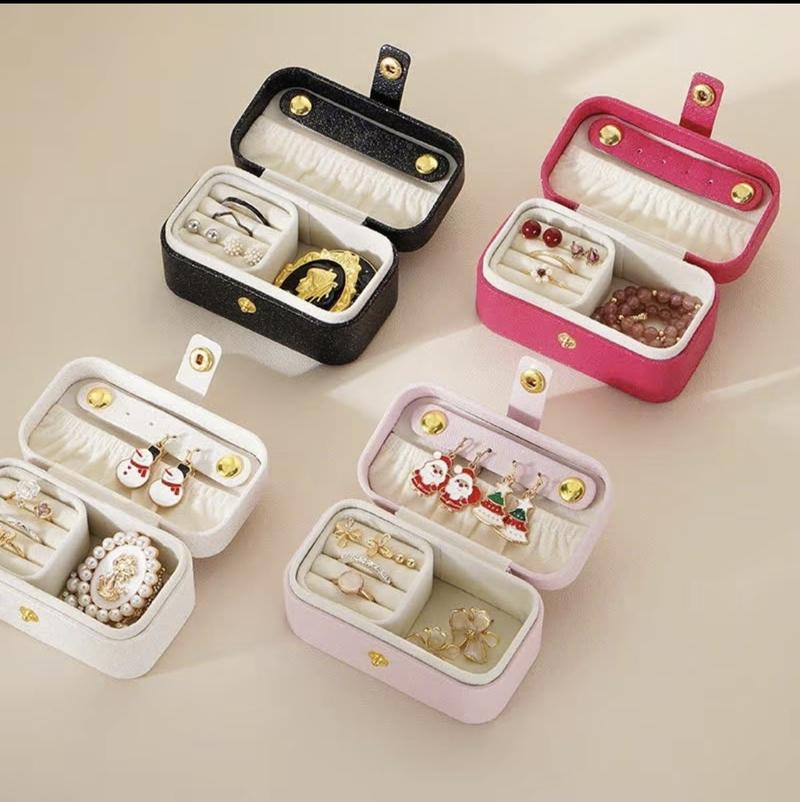 Product Introduction of [ Mini Mới ] Hộp Đựng Trang Sức Mini Nhỏ Gọn Tiện Lợi Mang Theo Bên Người 8