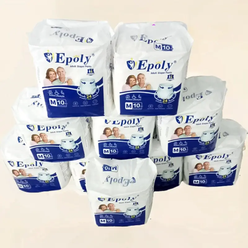 Bỉm quần người già Epoly/Ipaly chất lượng giá tốt combo 50 miếng M-L-XL 40 đến 85kg 1