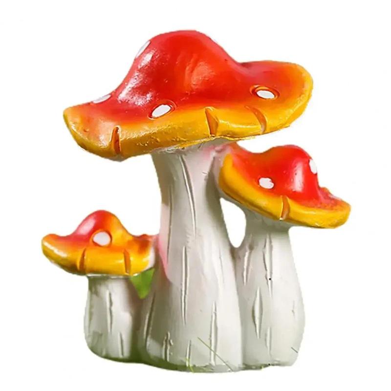 Product Introduction of Patung Cendawan, Patung Cendawan, Tahan Lama, Hiasan Kreatif, Jelas, Diperbuat daripada Resin Mesra Alam, Sesuai untuk Hiasan Taman, untuk Kegunaan Rumah 14