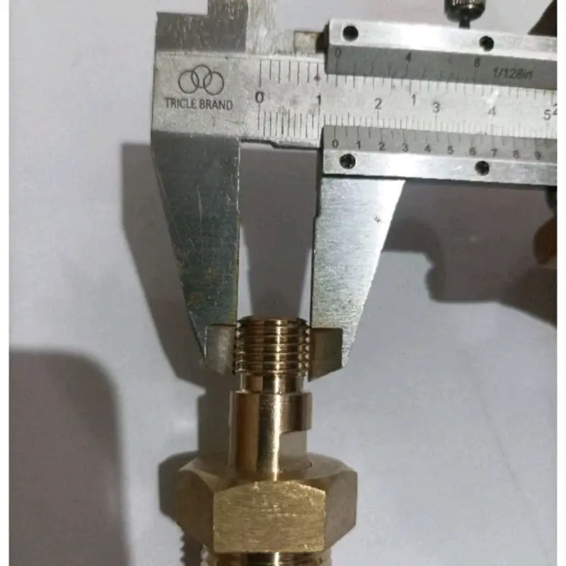 nepel oksigen drat ekor 1/4 bahan kuningan 2