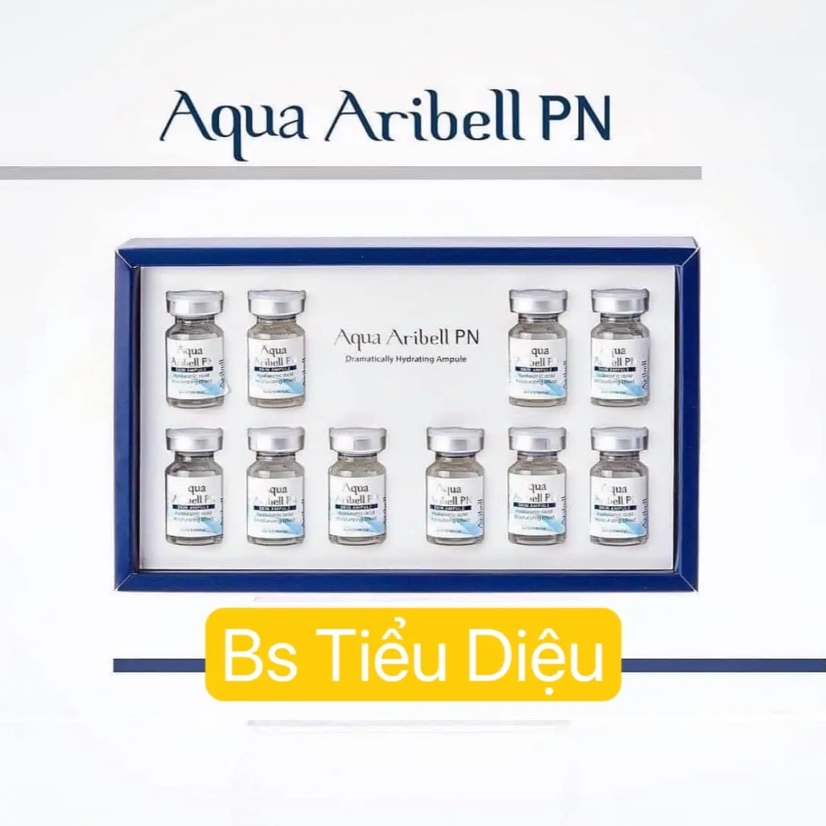 ￼Tinh chất căng bóng da Aqua Aribell PN (tách lẻ 1 lọ 4ml) Skincare Làm Đẹp Da Chăm Sóc Da
