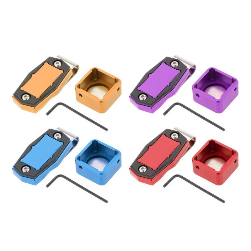 Giá đỡ phấn từ tính, kim loại, Kẹp cố định, kích thước nhỏ, phụ kiện Bi-a, thích hợp cho tất cả các loại gậy chơi pool 2
