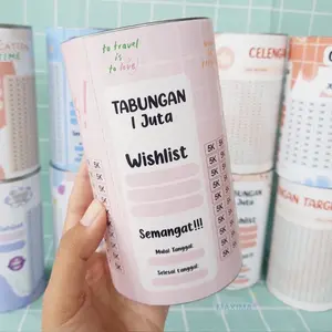 Celengan Target Permanent Buka Tutup Gratis Spidol Part 2 by Maximashop_bogor