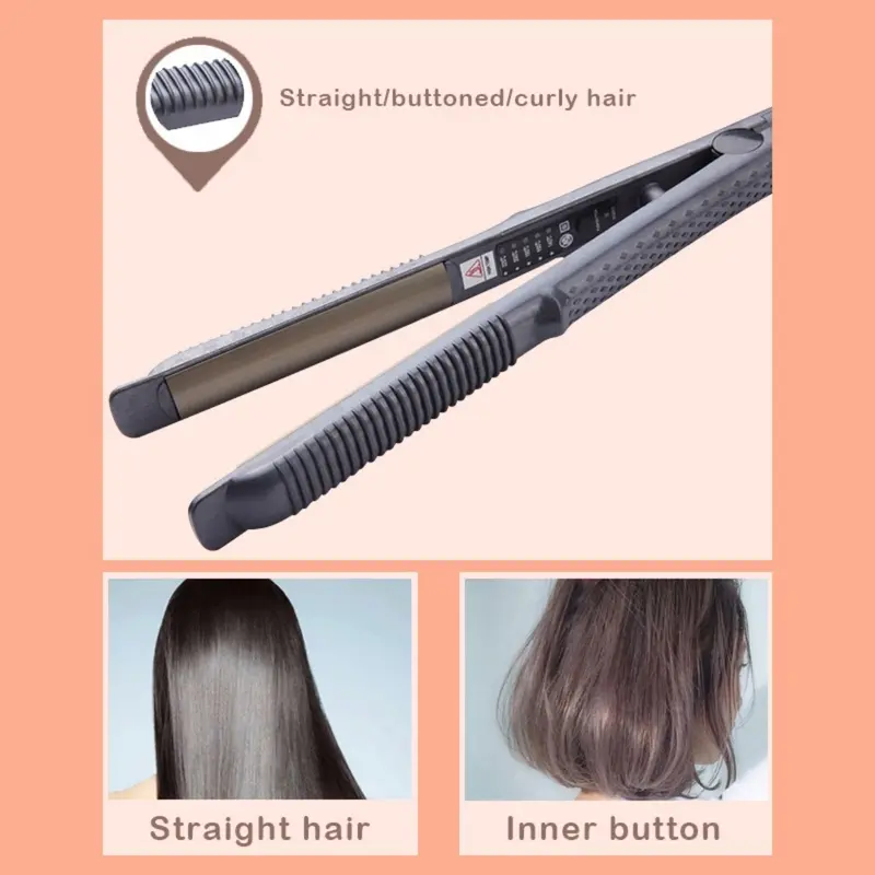 Catokan Universal Inframerah Plat Aluminium Pelurus Dan Curly Catok Rambut 3