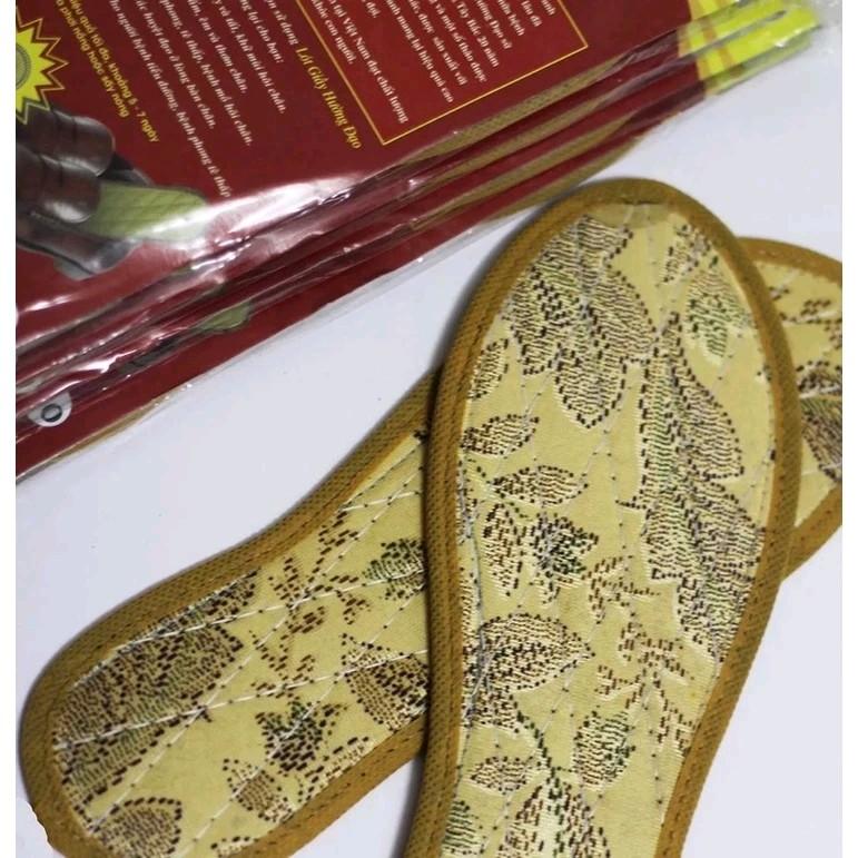  lót giày hương quế - lót quế thổ cẩm đủ size nam nữ - khử mùi hôi chân 