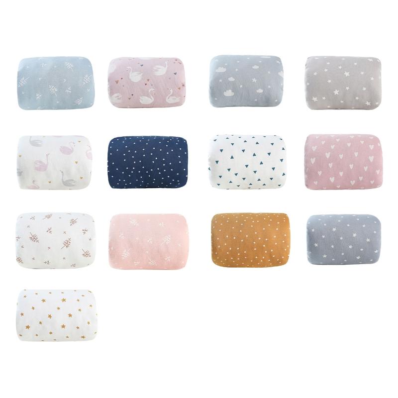 Soft Breastfeeding Pillow Printed Pattern Bottle Feeding Pillows Arm Pillow Breathable Skin Friendly Baby Nursing Pillow 2