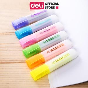 Bút highlight đánh dấu nhấn dòng dạ quang Deli - màu pastel, neon - phù hợp cho học sinh văn phòng tiện dụng- S625