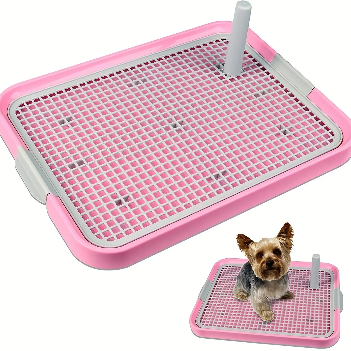 Indoor Dog Toilet Training Tray, Pet Potty Trainer, Leak-proof Pet Dog Urine Tray To Keep Dog Paws Dry and Floor Clean, Pet Products Dog & Cat Accessories