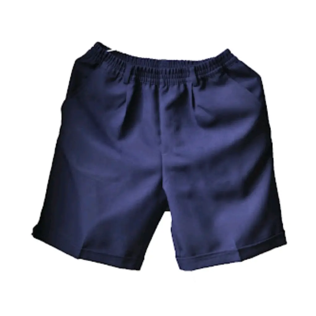 Quần đùi lưng chun cho bé trai, quần short, màu xanh đi học, đồng phục tiểu học Nam Menswear Thun.