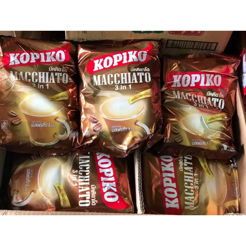 Cafe Sữa KOPIKO Hàng THÁI LAN Bịch 480g X 20 Gói Nhỏ Cà Phê Coffee sữa 4