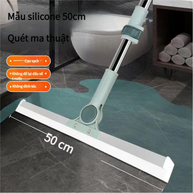 Product Introduction of CHỔI MA THUẬT 2 TRONG 1 - BÀN CHẢI SILICONE 180° XOAY ĐA NĂNG: Lau sàn/kính/gạch & HÚT NƯỚC THẦN TỐC | ĐỒ GIA ĐÌNH THẦN KỲ CHO PHÒNG TẮM 1