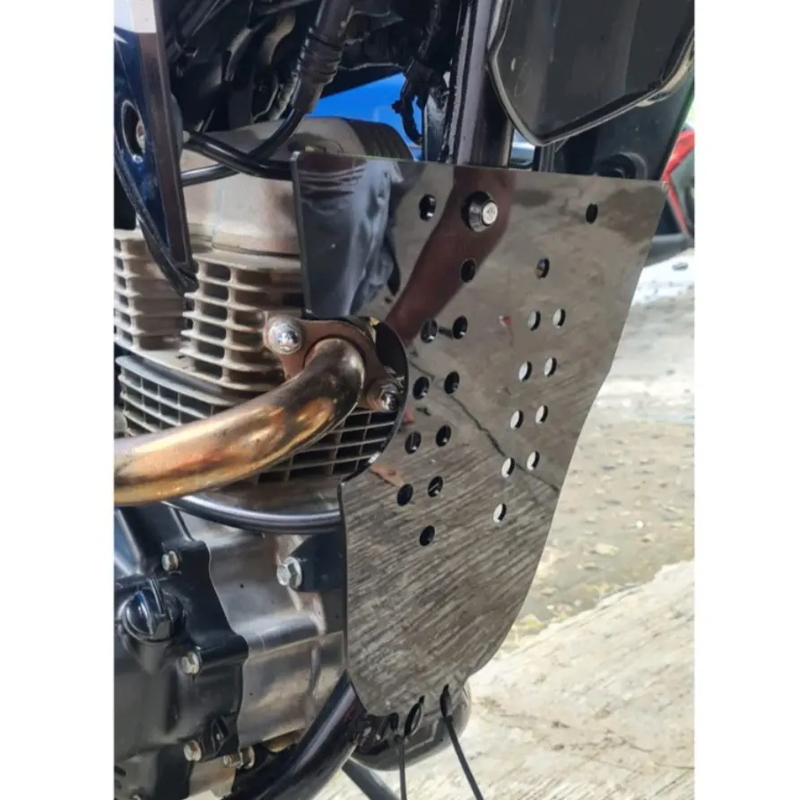 akrilik pelindung mesin honda crf warna bening