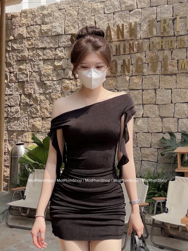 Váy Body Nữ Nhúng Sườn Dự Tiệc Hack Dáng, Váy Ôm Spani Dress 5