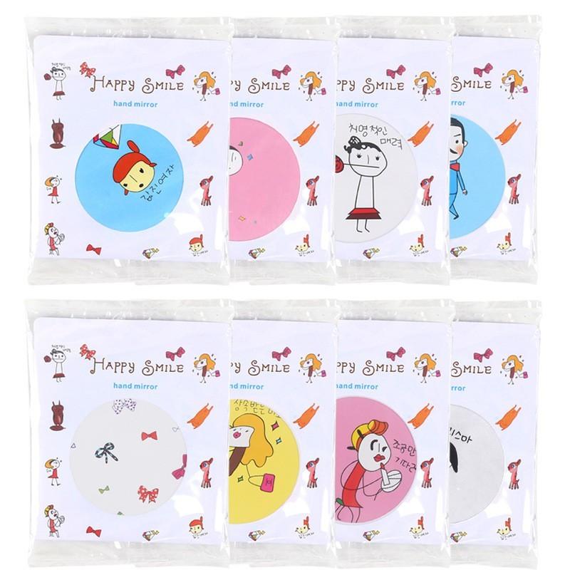 Gương tròn bỏ túi mini - Gương mini dễ thương trang điểm Hàn Quốc Gương Mini cho chị em 1