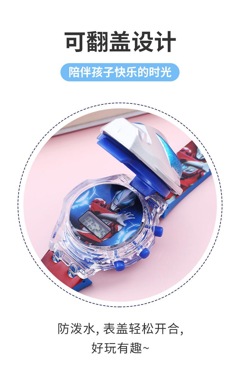 Product Introduction of Children's Music Watch Colorful Glowing Cute Cartoon Electronic Watch Toy for Primary School Students Kindergarten Gift 4