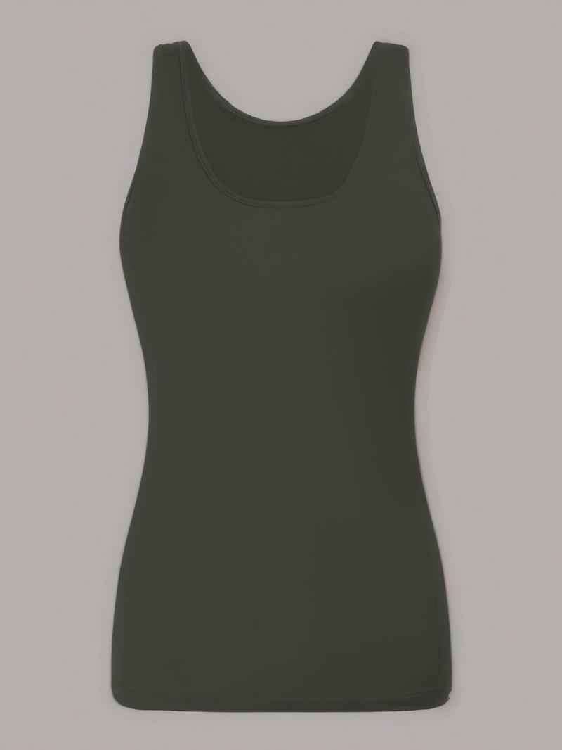 Product Introduction of Women's Solid Color  Tank Top, Casual Sleeveless Top for Daily Wear, Ladies Clothes for All Seasons 5