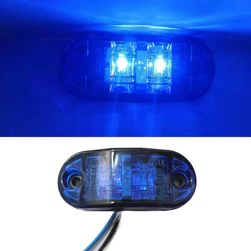 Product Introduction of 1PC 12V 24V LED Side Marker Lights Warning Tail Light Auto Car External Lights Trailer Truck Lorry Car Lamps 13