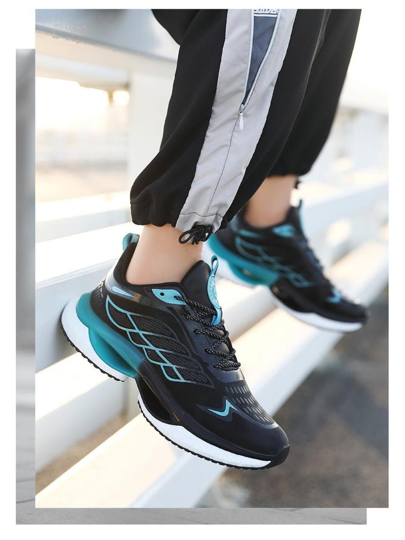 Product Introduction of Women's Fashionable Lace Up Mesh Breathable Lightweight Running Shoes, Casual Comfortable Sports Shoes, All-match Round Toe Shoes for Daily Wear 4