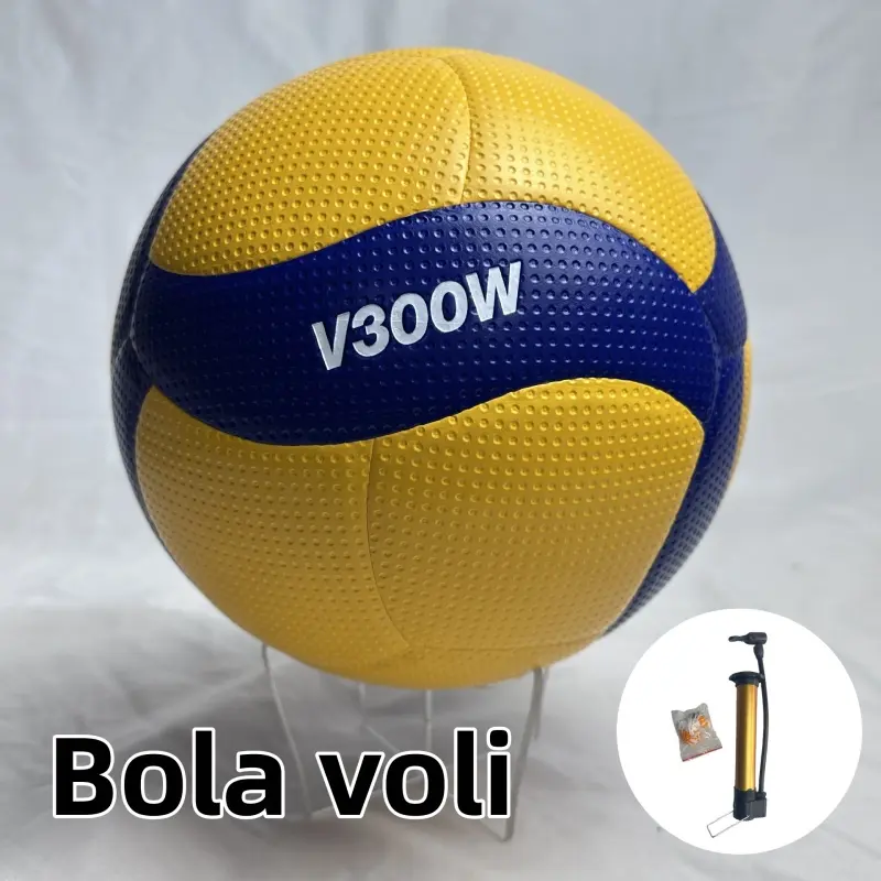 BOLA VOLI V300W / BOLA VOLI 5 Standar/Bahan PU Pres Mesin/Volleyball Permainan Luar Ruangan Pertandingan Pelatihan Pemula Anak