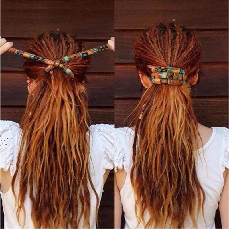 Spiral Hair Tie, 3 Counts/set Heatless Hair Tie, Hair Styling Tool for Women & Men, Durable Fabric, with Strong Wire, Boho Style Accessories 4