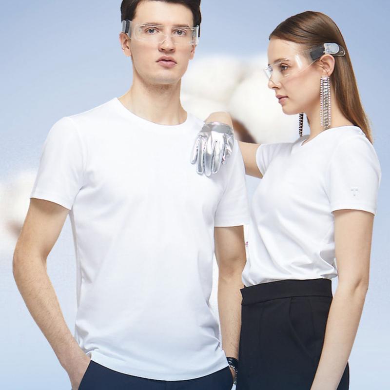 Product Introduction of Áo Thun Nặng, Phong Cách Nhật Bản, Dành Cho Nam, Ngắn Tay, Chất Liệu Cotton, Thích Hợp Cho Mùa Hè, Cổ Tròn, Dáng Rộng Vừa Vặn, Màu Trơn Áo Sơ Mi Cơ Sở, Thích Hợp Cho Các Cặp Đôi, Tay Lửng Áo, 220G 4