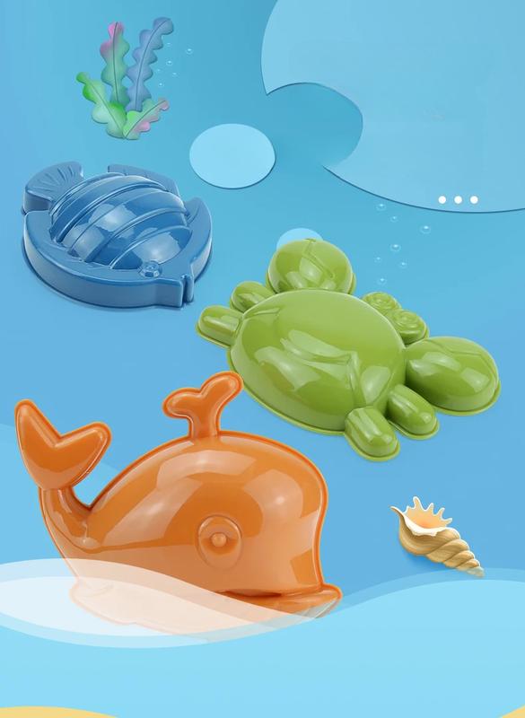 Product Introduction of 9PCS Summer Beach Set Toys For Kids Digging Sand Plastic Bucket Shovel Kit Tools Outdoor Toys for Children Beach Water Game Toy 1