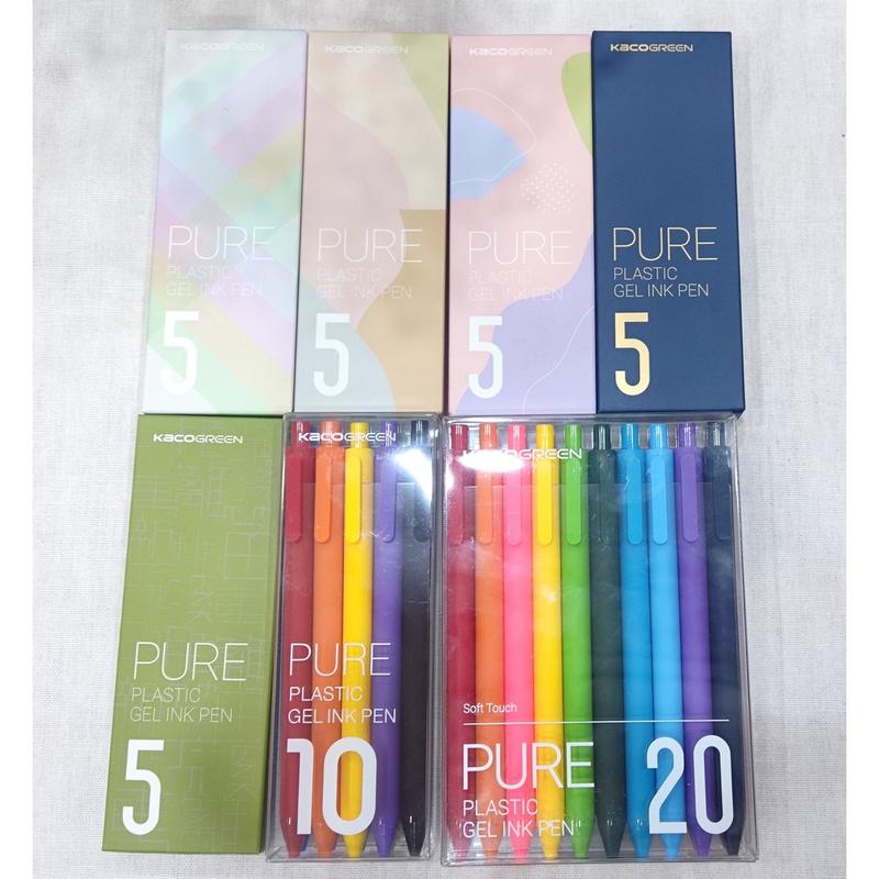 Hộp Bút Kaco Pure - Bút mực gel - Đa dạng màu
