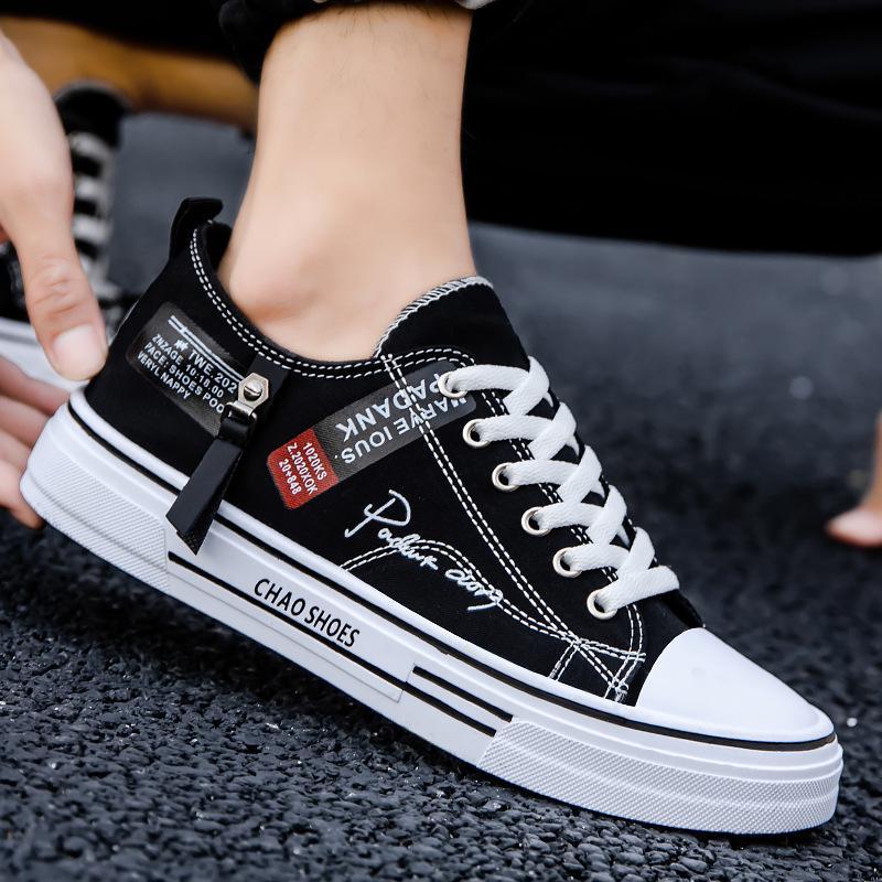 GIÀY NAM LUCKY 1281, Giày Thể Thao Nam Sneakers Casual CHAO SHOES Chất Vải Canvas Kiểu Dáng Basic Dễ Phối Đồ 3