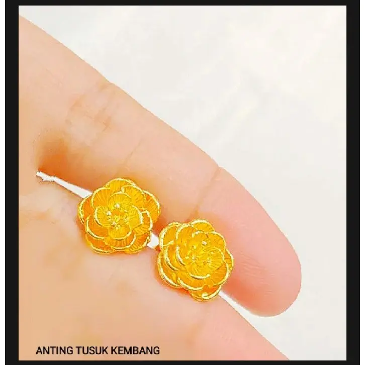 Perhiasan Anting Titanium Wanita Anti Karat queen shop Putih 4