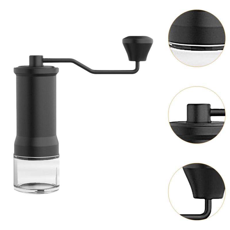 Product Introduction of Manual Coffee Grinder Stainless Steel Burr Mill Espresso Bean Mill Hand Coffee Grinder Fine Coarse Grind for Kitchen Camping 1