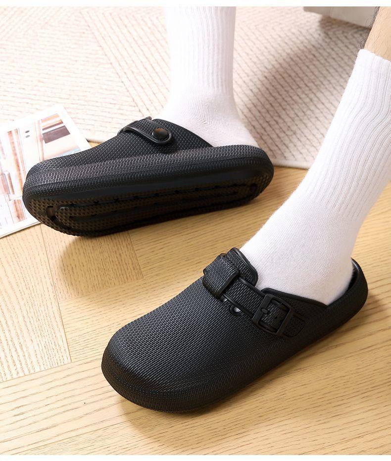 Product Introduction of Dép Đi Biển Mùa Hè Cho Nam, Ngoài Trời, Đế Dày, Không Trơn Trượt, Thường Ngày, Thoải Mái, Không Có Gót, Dép Lười Nửa, Đánh Giá Tích Cực 92%, Năm 2025 11