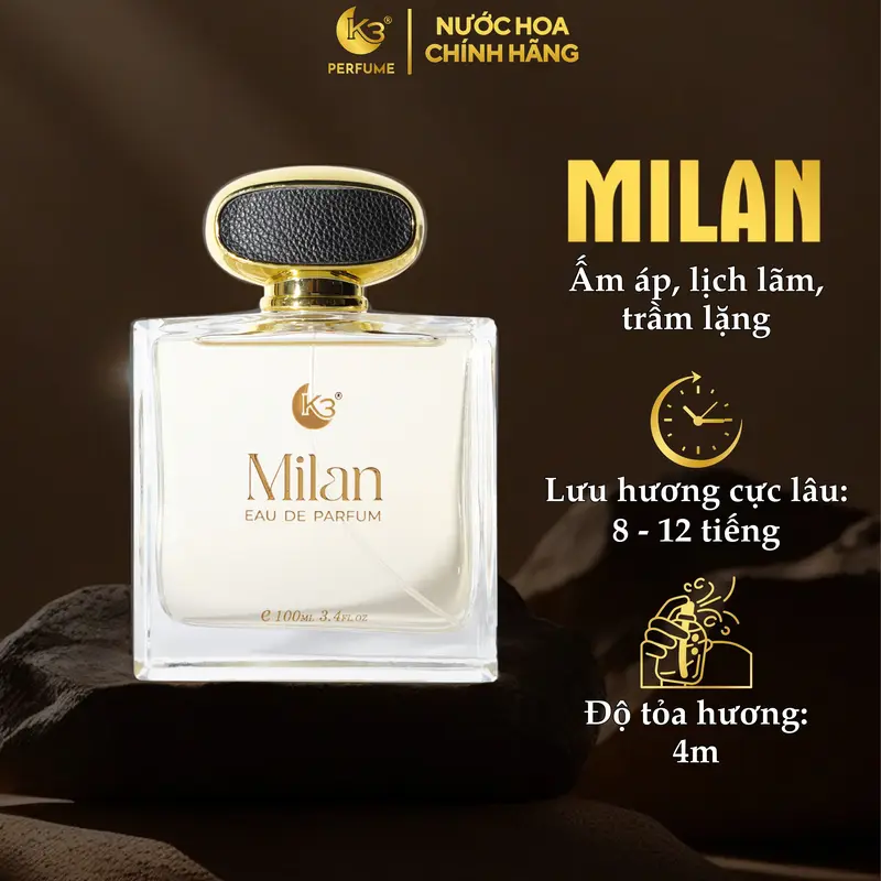 Nước Hoa Nam Cao Cấp Milan -  K3 Perfume 2